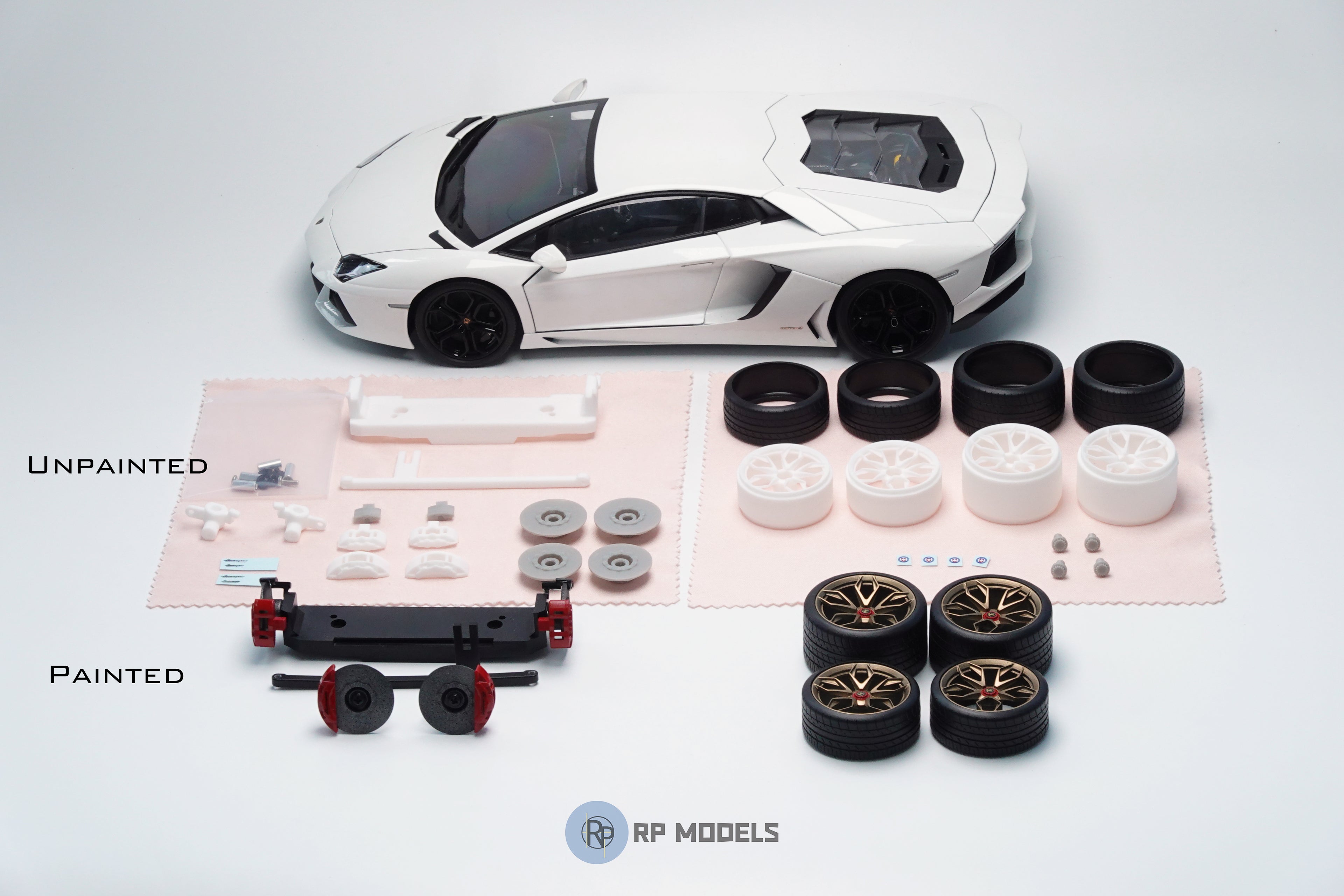 Aventador Wheels and Suspension Kit (Unpainted)