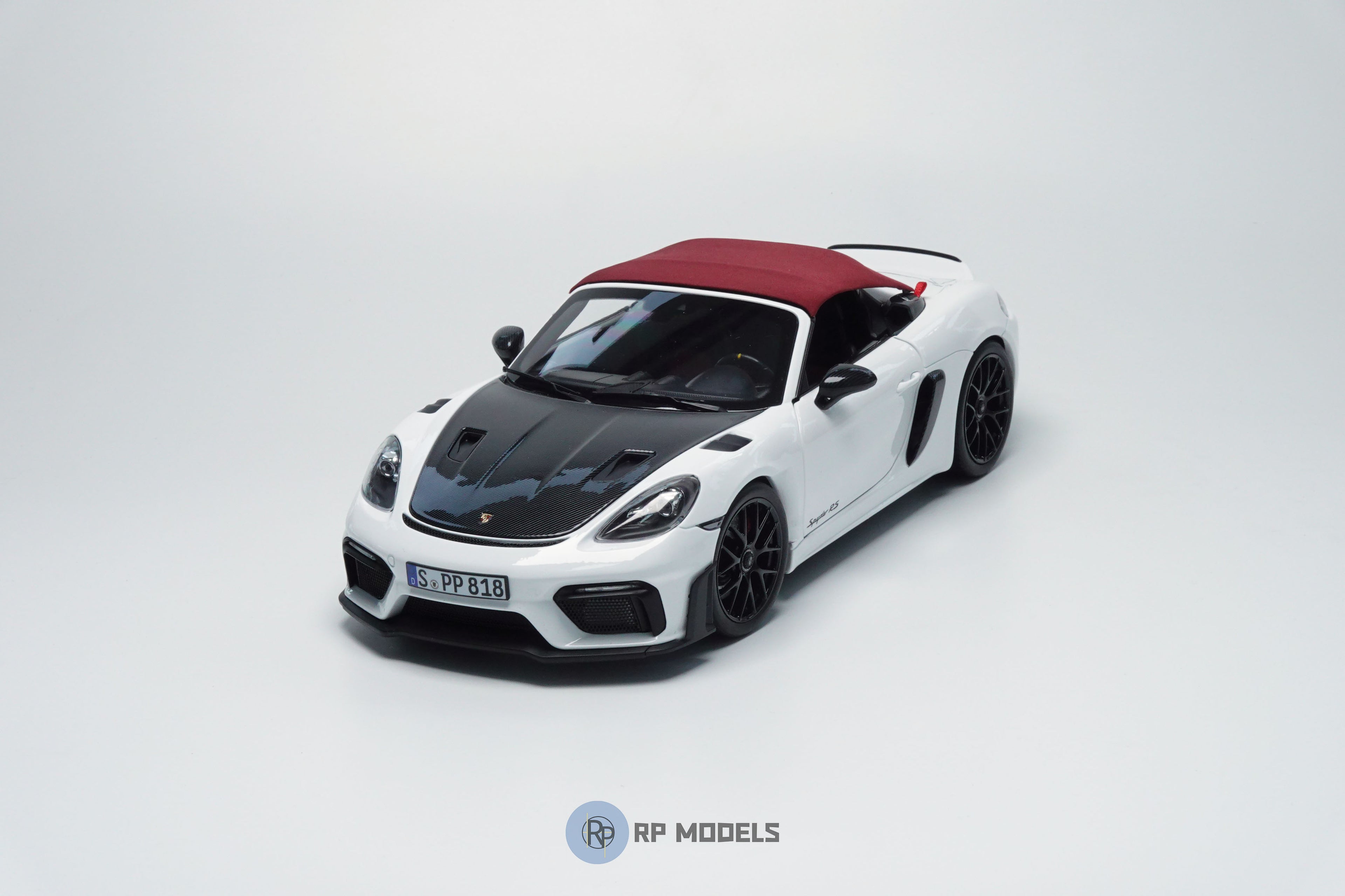 Norev Porsche Spyder RS Covertible Roof Top