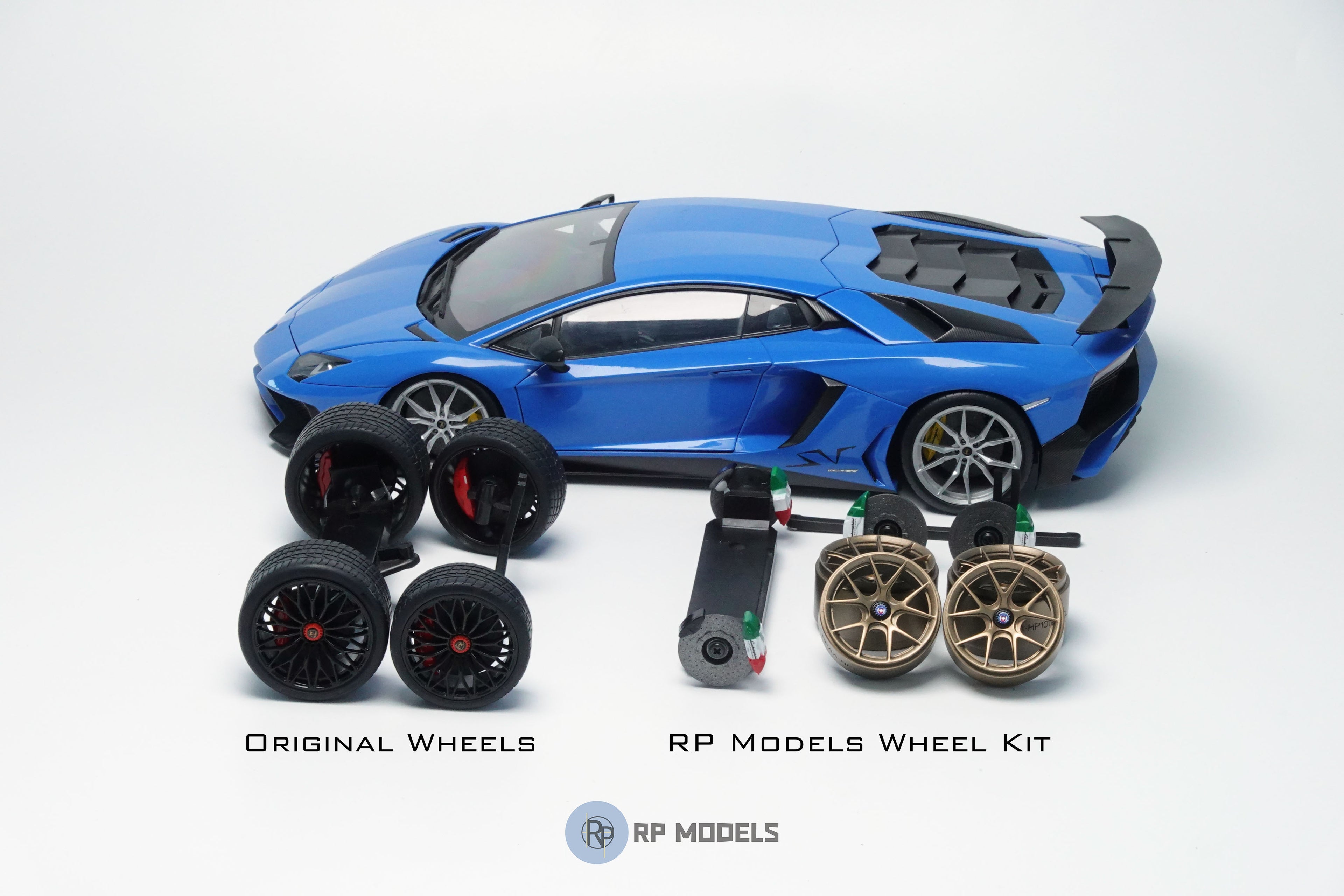 Aventador Wheels and Suspension Kit (Painted)