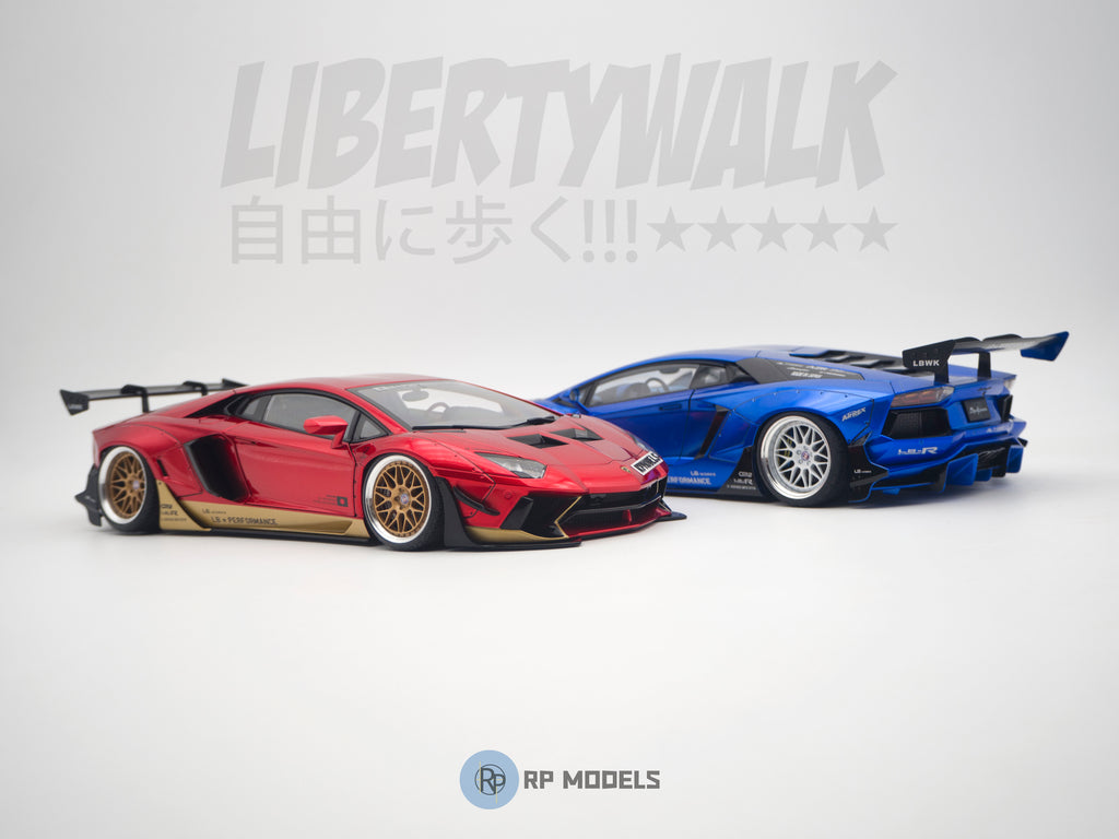 LBWK Aventador Wheels and Suspension Kit (Painted) – RP MODELS